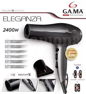 SECADOR DE PELO GAMA ELEGANZA STD 2400W
